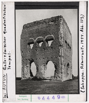 Vorschaubild bei Autun: gallo-römischer Janus-Tempel 